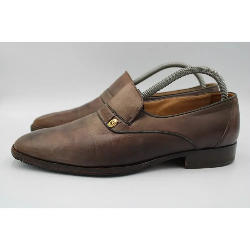Size 9.5 - Vintage Bally Styleflex Jaro Genuine Leather Dress Shoes Switzerland